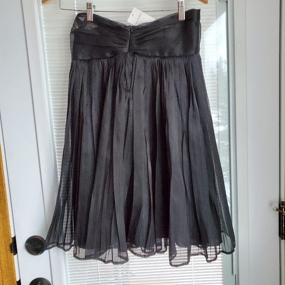 Zoe D black pleated skirt size S - Picture 2 of 6